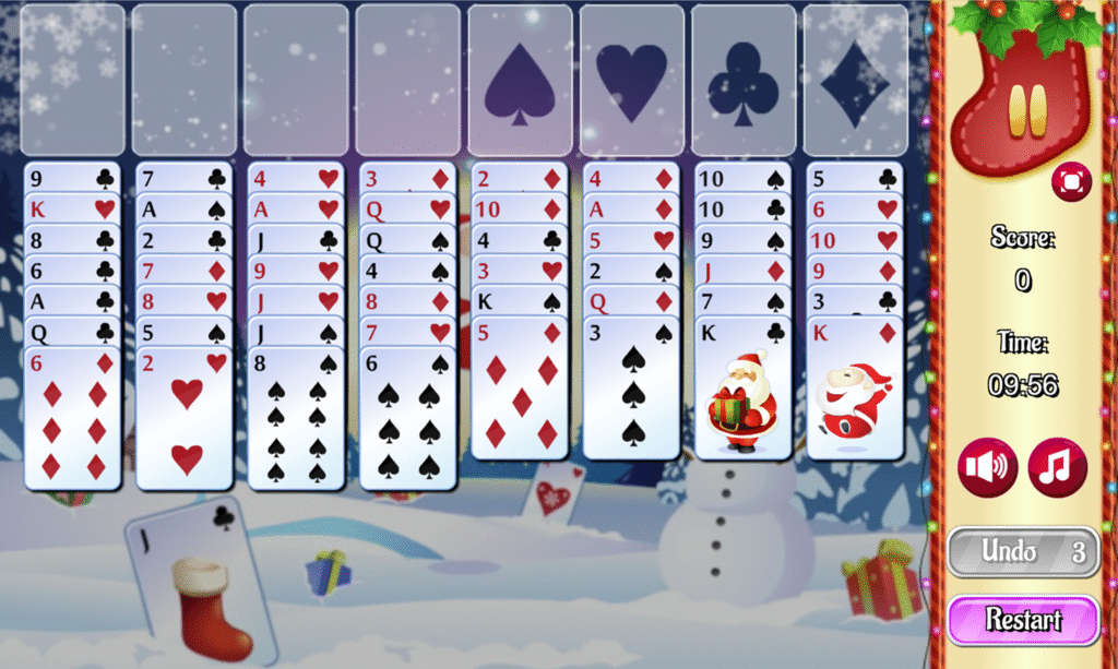 Freecell Christmas – Game xếp bài Freecell chủ đề Giáng Sinh, giải trí nhẹ nhàng cho dân văn phòng